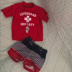 Carters 2-pc swimwear